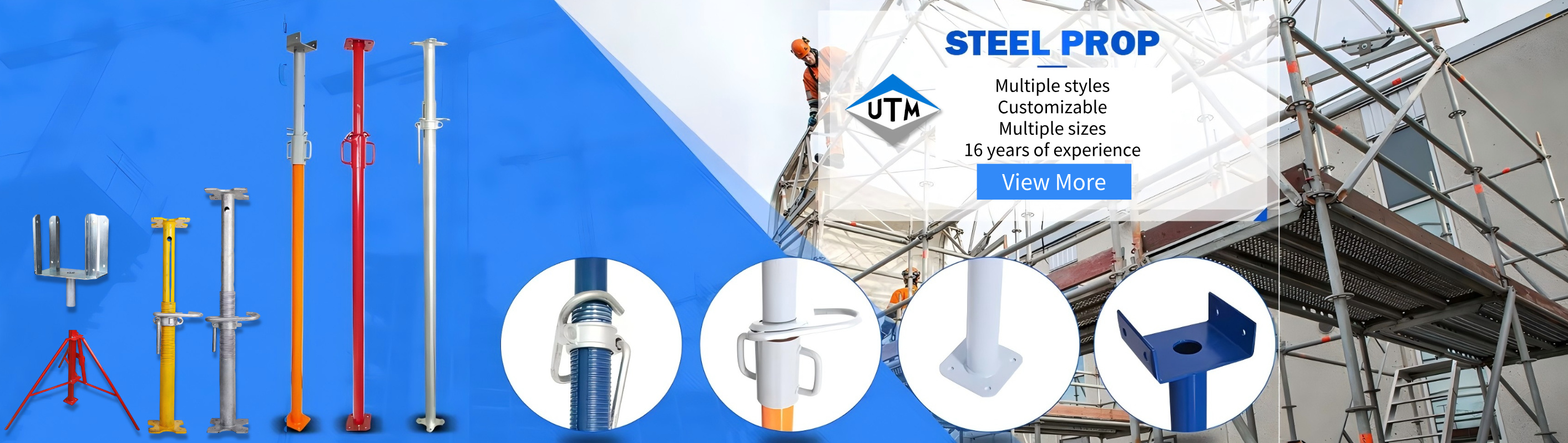 construction steel shoring prop دعامة دعم فولاذية للبناء