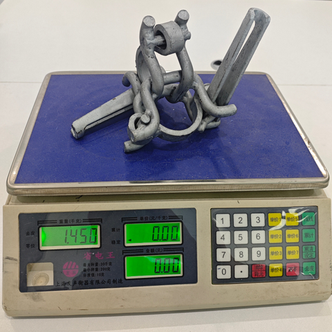 السقالات هولندا الثابتة المشبك 48.3mm HDG قطرة مزورة هولندا الزاوية اليمنى مقرنة مزدوجة