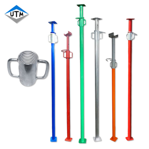 دعامات السقالات الثقيلة من النوع الإسباني Acrow Jack Steel Porp المجلفنة القابلة للتعديل