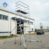OEM PORTABLE 3M-15M SCAFFOLD SCAFFOLD SCAFFOLDING مع العجلات