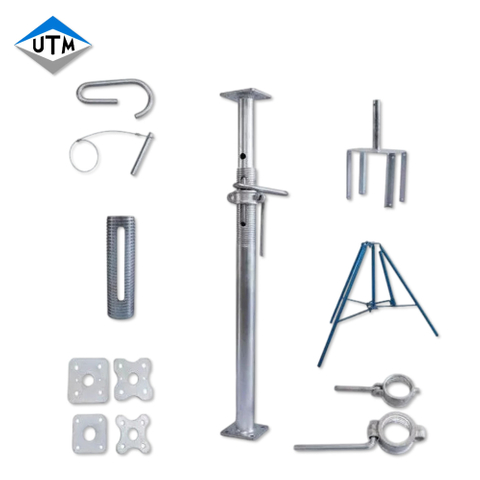 الصين سعر السقالات الأنابيب دعم الصلب الدعامة قابل للتعديل Acrow الدعائم الرافعات 800-4500mm طول